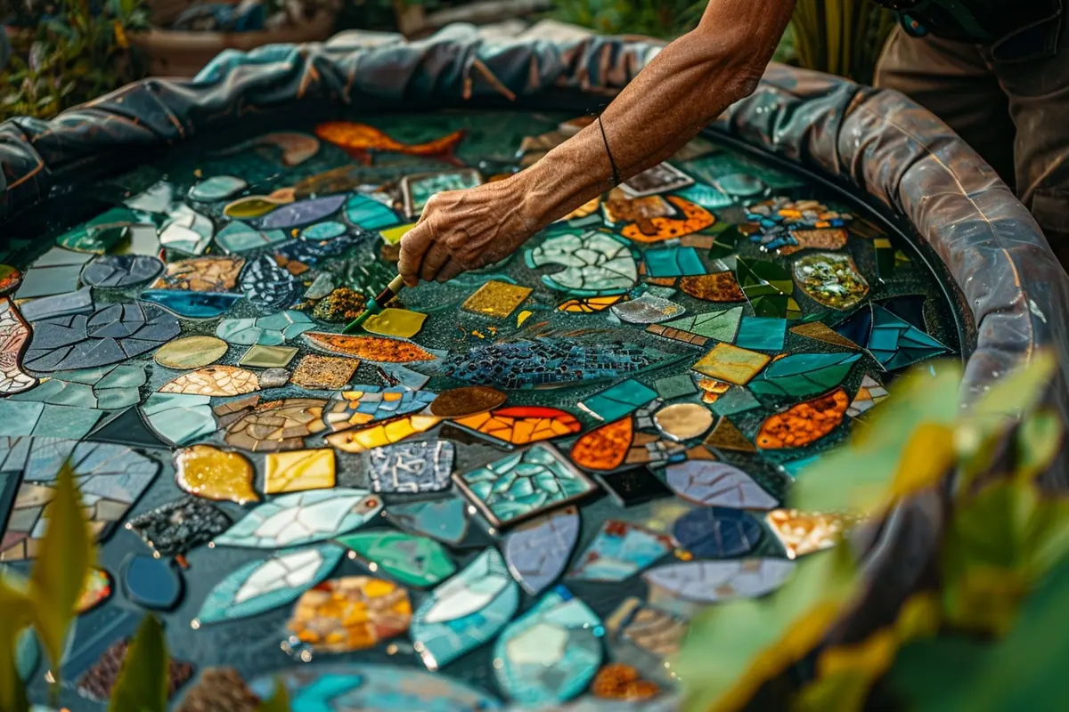 Comment créer un bassin en mosaïque ?