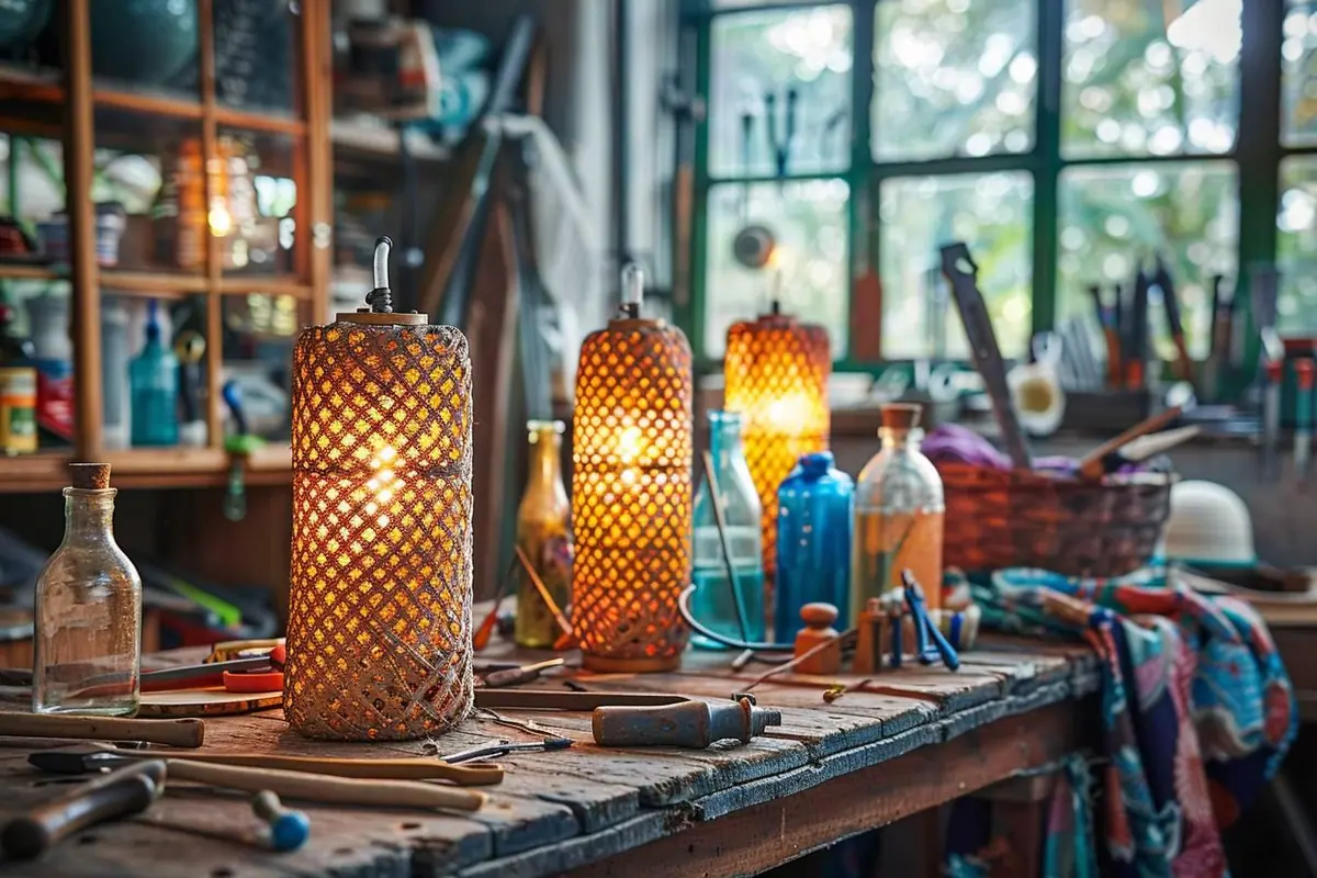 Comment réaliser des luminaires design récup : astuces et conseils