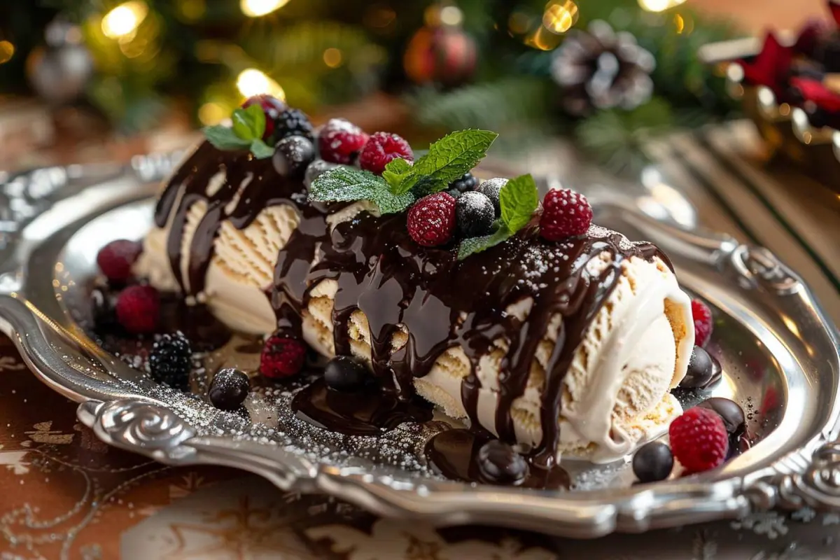 Comment réaliser une délicieuse bûche glacée pour Noël ?