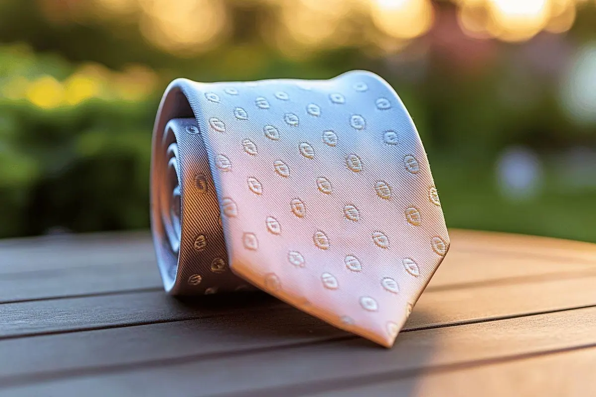Cravate mariage pour mariage d’été : Légèreté et style avec une cravate adaptée aux mariages estivaux