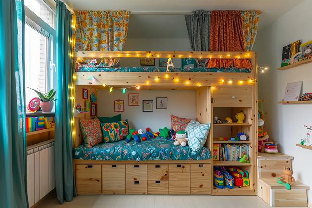 Le lit cabane mezzanine : une solution pratique pour les petites chambres d’enfants ?