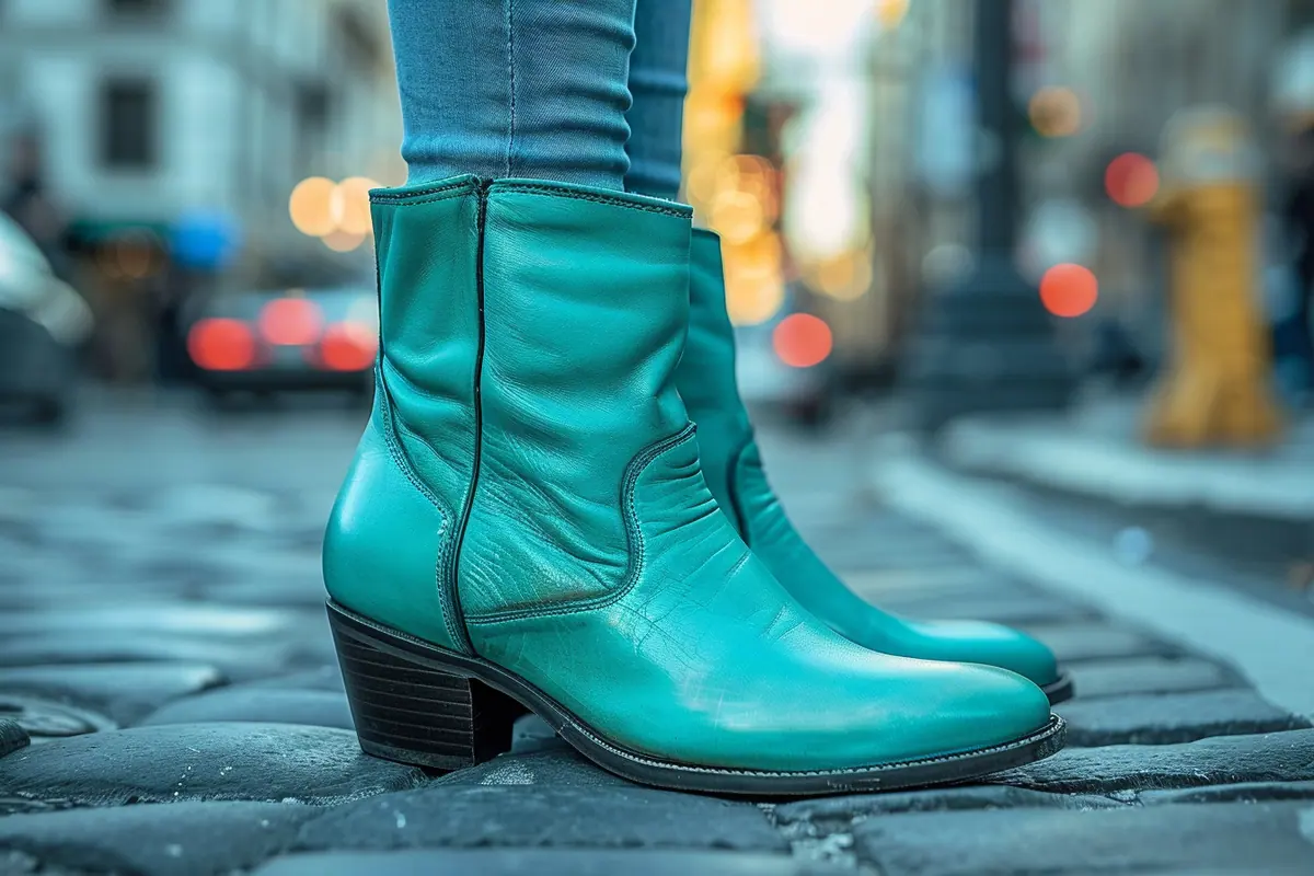 Les bottines et bottes turquoise : des indispensables pour un look tendance
