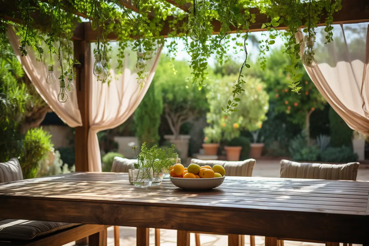Les rideaux transparents pour pergola : la solution idéale pour profiter de votre extérieur