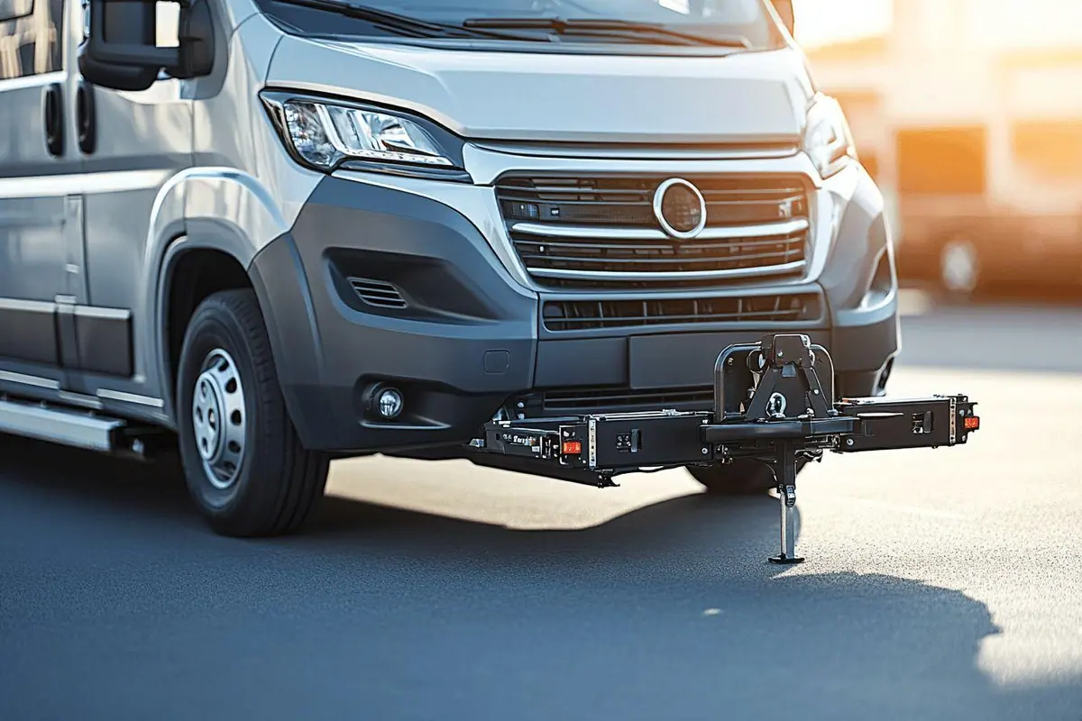 Location minibus avec attache remorque : Location de minibus avec attache remorque pour transport renforcé