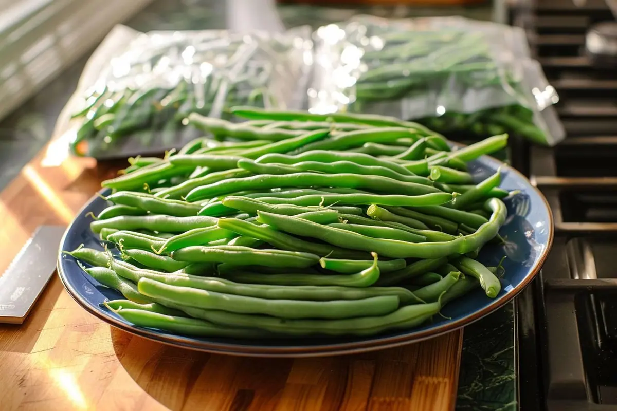 Marmiton : comment bien congeler des haricots verts