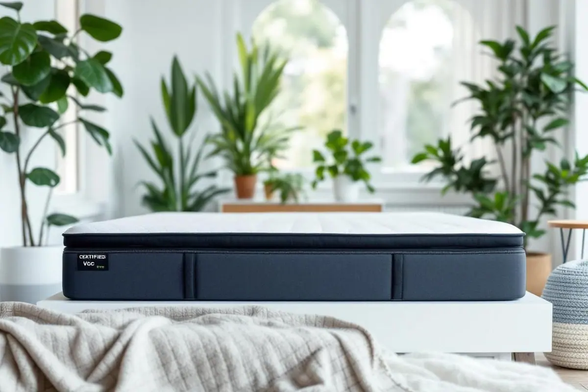 Matelas certifié sans COV : Santé préservée avec matelas sans émissions nocives